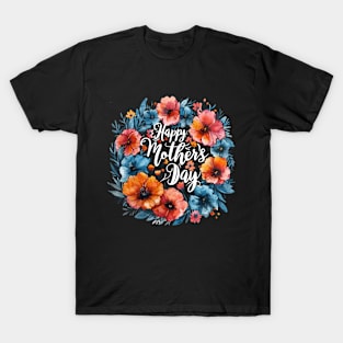 Happy Mothers Day (with White Lettering) T-Shirt